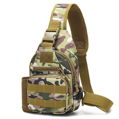 

Outdoor Sports Camouflage Backpack Riding Usb Charging Backpack