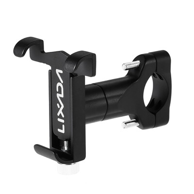 

Lixada Bike Phone Holder MTB Bike Phone Mount Adjustable Cycling Phone Cradle 35 to 62 Phone Clamp 360° Rotatable Phone Rack