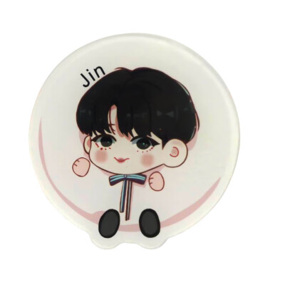 

Kpop BTS Cute Q Version Acrylic Badge Cute Cartoon Brooch Bag Pendant Boys Girls Accessories Hot Gift for Fans