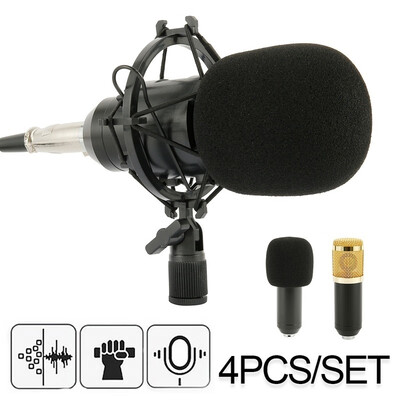 

Streaming Podcast PC Microphone Studio Cardioid Condenser Mic Kit