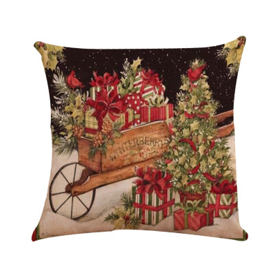 

〖Follure〗Christmas Pillow Covers Embroidery Throw Pillow Cases for Home Car Decorative