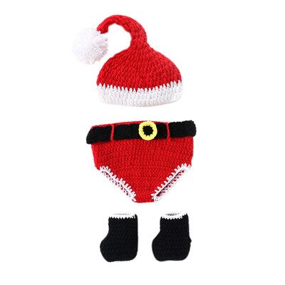 

Cute Soft Newborn Baby Photography Props Baby Hat Cap Baby GirlBoy Clothes Newborn Crochet Outfits