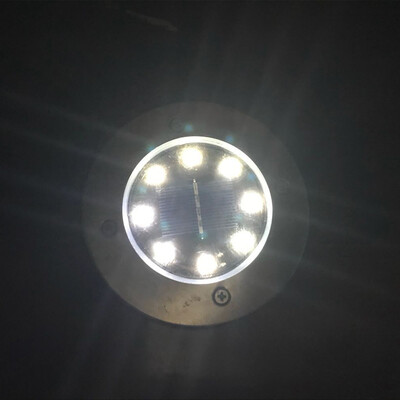 

〖Follure〗4Pcs 8LED Solar Power Buried Light Under Ground Lamp Outdoor Path Garden Decking
