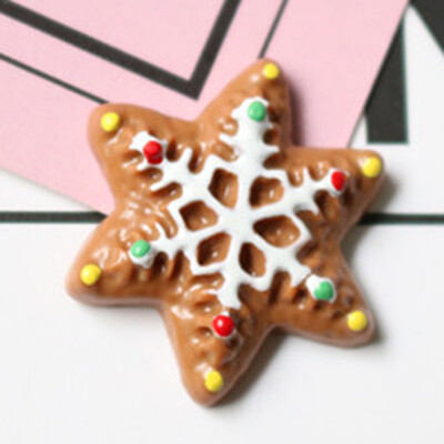 

10 Pcs Faddish Tree Pretty Snowflake Resin Crafts DIY Decoration Unique