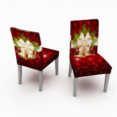 

Gobestart 2PCS Chair Covers Dining Room Chair Protector Slipcovers Christmas Decoration