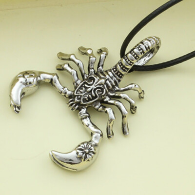 

Unisex Men Scorpion Necklace Rope Long Chain Pendant Fashion Jewelry Trend