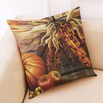 

Tailored Thanksgiving Gifts Pillowcase Harvest Pillow Cover Home Decoration 18x18Inch