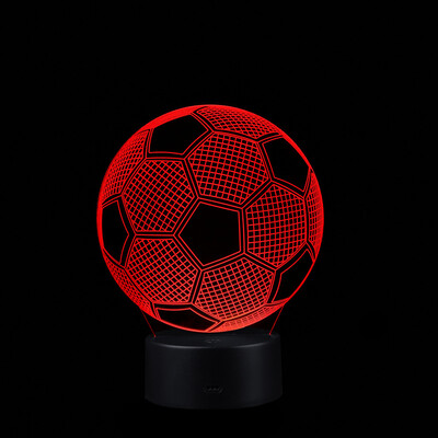 

Gobestart Football LED 3D Illuminated Lamp Optical Desk Night Light With 7 Color Changing