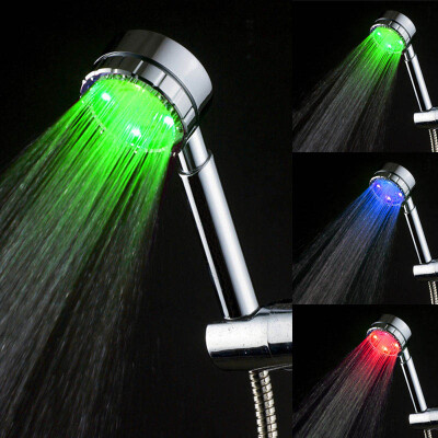 

〖Follure〗Bathroom Sprinkler Temperature Sensor 3 Colors LED Light Shower Head