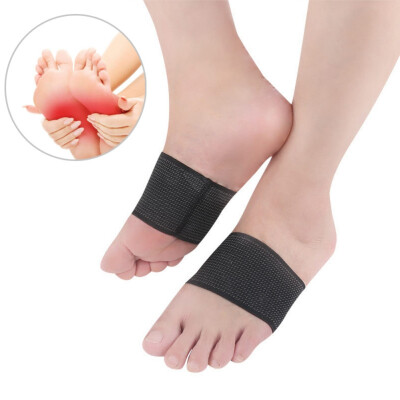 

1 Pair Compression Copper Arch Support Fasciitis Sleeves For Pain Relief Heel Spurs Feet Care Tool