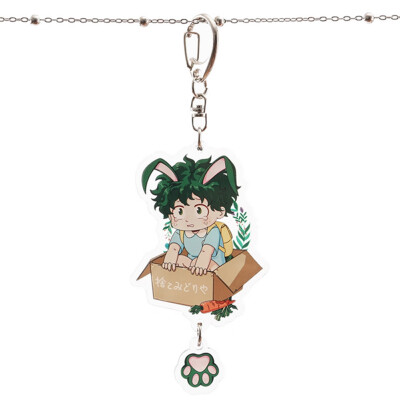 

Fat Bear Anime My Hero Academia Acrylic Keychain Keyring Midoriya Izuku Bakugou Katsuki