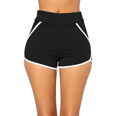 

New All-match Short For Women Simple Casual Solid Color Bodycon Sport Short Beachwear