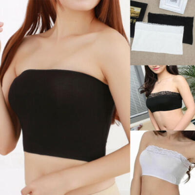 

Womens Ladies Sports Bra Vest Breathable Bandeau BoobTube Crop Top Bra Size Free