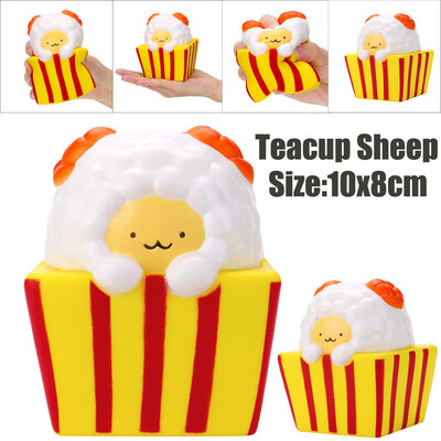 

Siaonvr Stress Reliever Cute Sheep Scented Super Slow Rising Kids Toy Cute Animal Toys