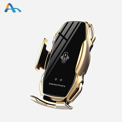

AM-C001 Wireless smart sensor mobile phone fast charger Fully automatic parallel telescopic clip Smart car phone holder