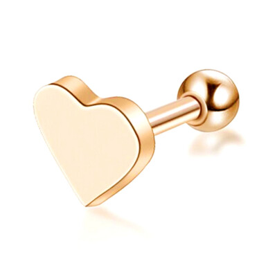 

Womens earrings ear bone nail Korean Heart stud earrings for Women female Aretes De Mujer Brincos Boucle Doreille