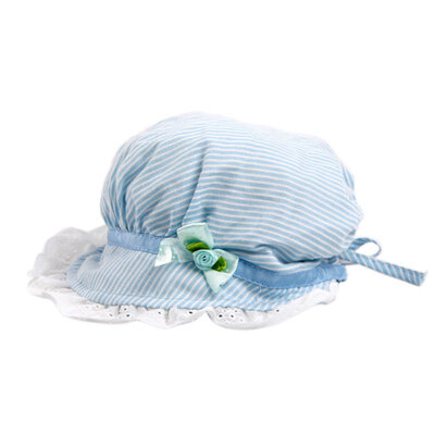 

Summer Baby Girls Lace Cotton Flower Stripe Cap Kids Cute Flower Sun Visor Bucket Hat