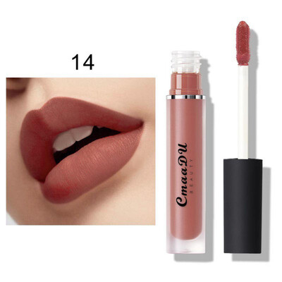 

2019 15-color Lip Gloss Waterproof Smudge-proof Fashion Sexy Silky Liquid Lipstick