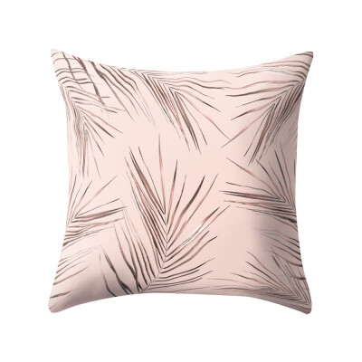 

〖Follure〗Rose Gold Pink Cushion Cover Square Pillowcase Home Decoratio