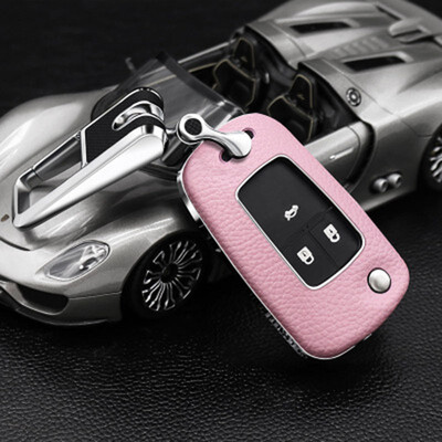 

Top Layer Leather Car Key Case Keychain For Buick New Regal LaCrosse Excelle GT Encore For Chevrolet Cruze Malibu