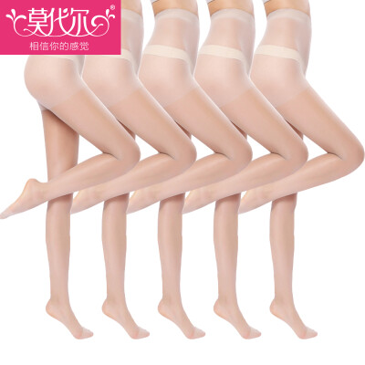 

Madallo stockings womens pantyhose ultra-thin transparent anti-hook silky legs artifact long tube stockings pantyhose female skin color 5