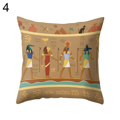 

Egyptian Style Buddha Girl Pillow Case Cushion Cover Sofa Car Cafe Office Decor