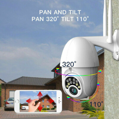 

Hot 360-degree Smart Wireless WiFi Outdoor 1080p Camera Outdoor Waterproof WiFi PTZ Pan Tilt 1080P HD IP IR Camera Night Vision