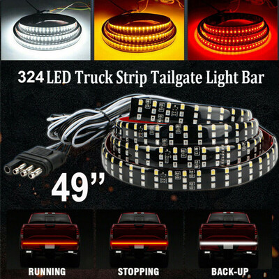 

6 Modes 324LED Truck Strip Tailgate Light Bar Reverse Brake Signal Tail 7500K 1x