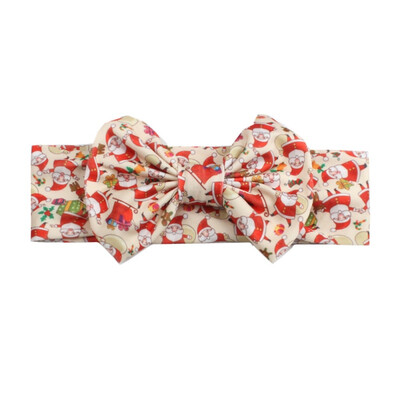 

New Christmas Colorful Newborn Toddler Headband Ribbon Elastic Baby Headdress Kids Hair Band Girl Bow Knot