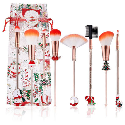 

8pcs Make Up Brushes Concealer Blush Loose Powder Brush Foundation Brush Cosmetic Eyeliner Eyebrow Eyeshadow Bush Christmas Gift