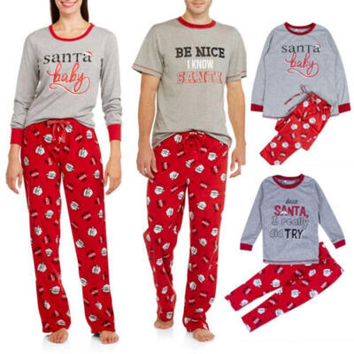 

Family Matching Christmas Pajamas PJs Sets Xmas Sleepwear Nightwear AU STOCK