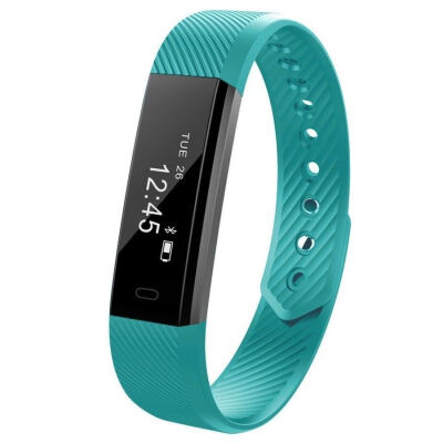 

ID115 Smart Bracelet Watch Fitness Tracker Step Counter Activity Monitor Band Alarm Clock Vibration Wristband IOS Android Phone