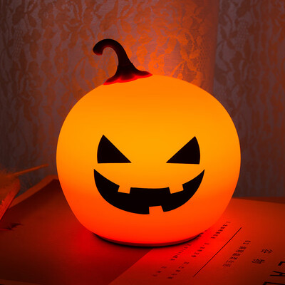 

Creative Halloween Induction Night Lamp With Touch Switch Charging Pumpkin Light Silicone LED Night Light Halloween Decoration