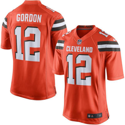 

Mens Football Jersey Cleveland Browns Josh Gordon Orange Game Jersey