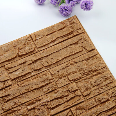 

DIY 3D Brick PE Foam Wallpaper Panels Room Decal Stone Decoration Embossed
