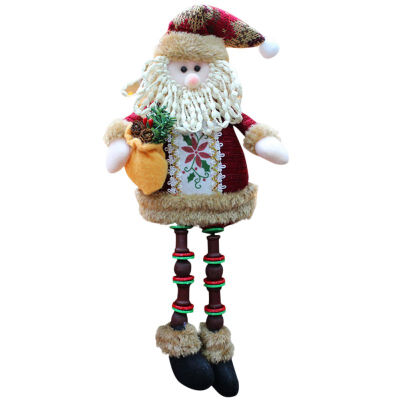 

Christmas Sitting Doll Ornament Festival Party Table Decoration Santa Elk Snowman