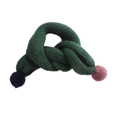 

Fashion Lovely Autumn Winter Boys Girls Baby Kid Solid Scarf Warm Knitted Collar Scarves For Women Female Bandanas