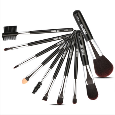 

MAANGE 10 Pieces Makeup Brushes Set Foundation Eye Shadow Eyeliner Blush Make Up Brush Kits maquiagem profissional completa