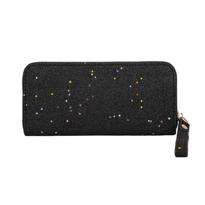 

Bling Sequins Fashion Women Long Purse Zipper Card Cash Holder Wallet Clutch