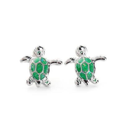 

Fire Opal Artificial Stud Earrings Earring Turtle Ear Stud