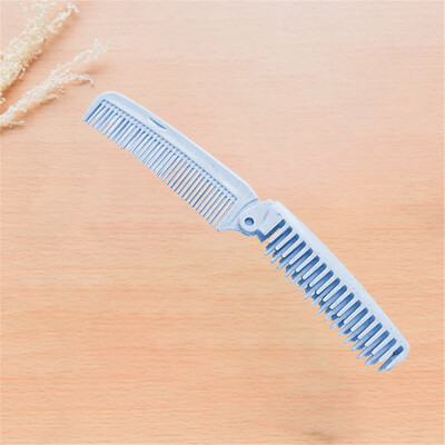 

Gobestart Portable Folding Pocket Hair Brush Anti-static Mini Hair Comb Travel Pocket Comb
