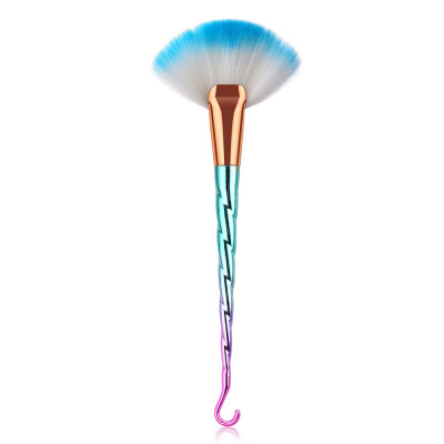 

Gobestart 1 Pcs Makeup Brush Facial Mask Fan Brush Cosmetics Blending Brush Tool