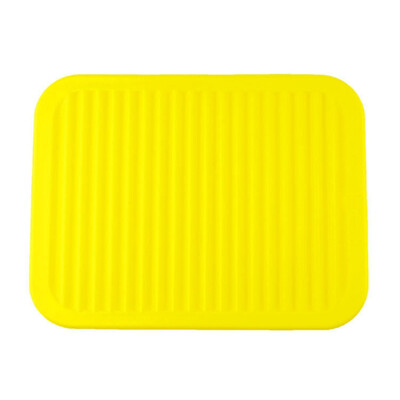 

ilicone Square Dish Drying Mat Premium Heat Resistant Tableware Dishwaser Durable Pad Dinnerware Table Mat Placemat