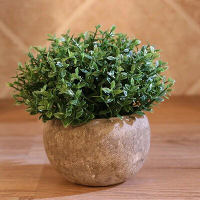 

Artificial Simulation Bonsai Flowers Tree Pot Fake Potted Plant Home Table Decoration