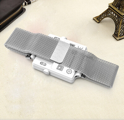 

〖Follure〗Milanese Stainless Steel Watch Band Strap Bracelet For Garmin Vivoactive BK