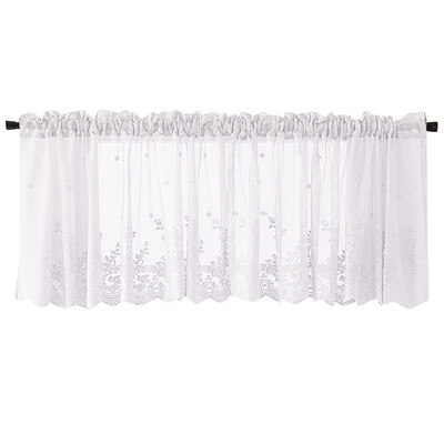

Toponeto Waffle Woven Textured Valance for Bathroom Water Repellent Window Covering