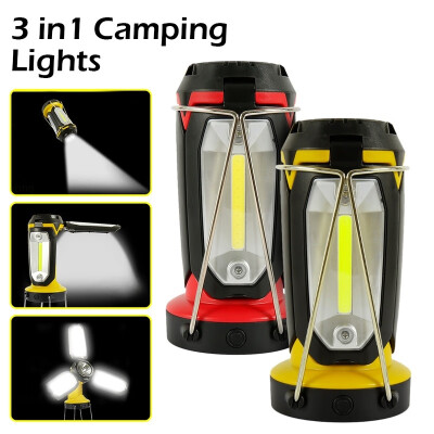 

Multifunctional COB Maintenance Work Light Portable Lantern Tent Lamp Outdoor Rechargeable Emergency Lanterns Tent Light