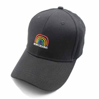 

Rainbow Baseball Cap Womens Hats Cute Hat Soft Cotton Caps