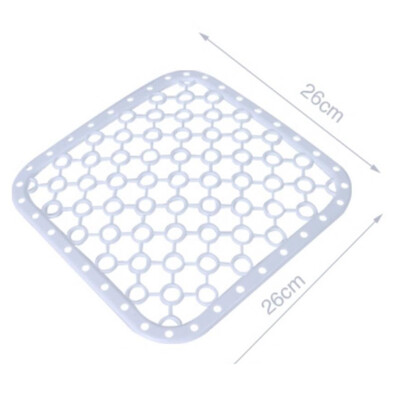 

Drain Board Kitchen Draining Mat Insulation Pad Multifunctional Placemat Sink Drying Rack - White