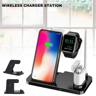 

190 83 139mm Wireless Fast Charger for iWatch Airpods iPhone